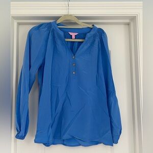 Lilly Pulitzer Royal Blue Blouse